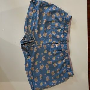 Pink and Blur Short Shorts